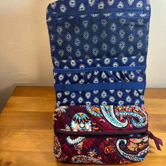 Vera Bradley Small Quilted Roll Up Travel Bag - Picture 3 of 4